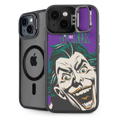 DC Comics The Joker The Classic Art iPhone 15 Kickstand Case